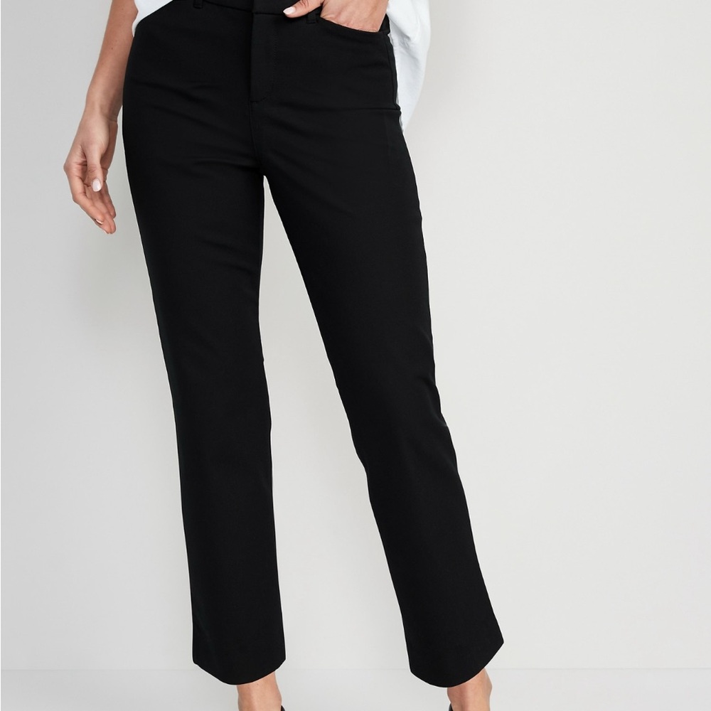 Old Navy Black Straight Leg Pants